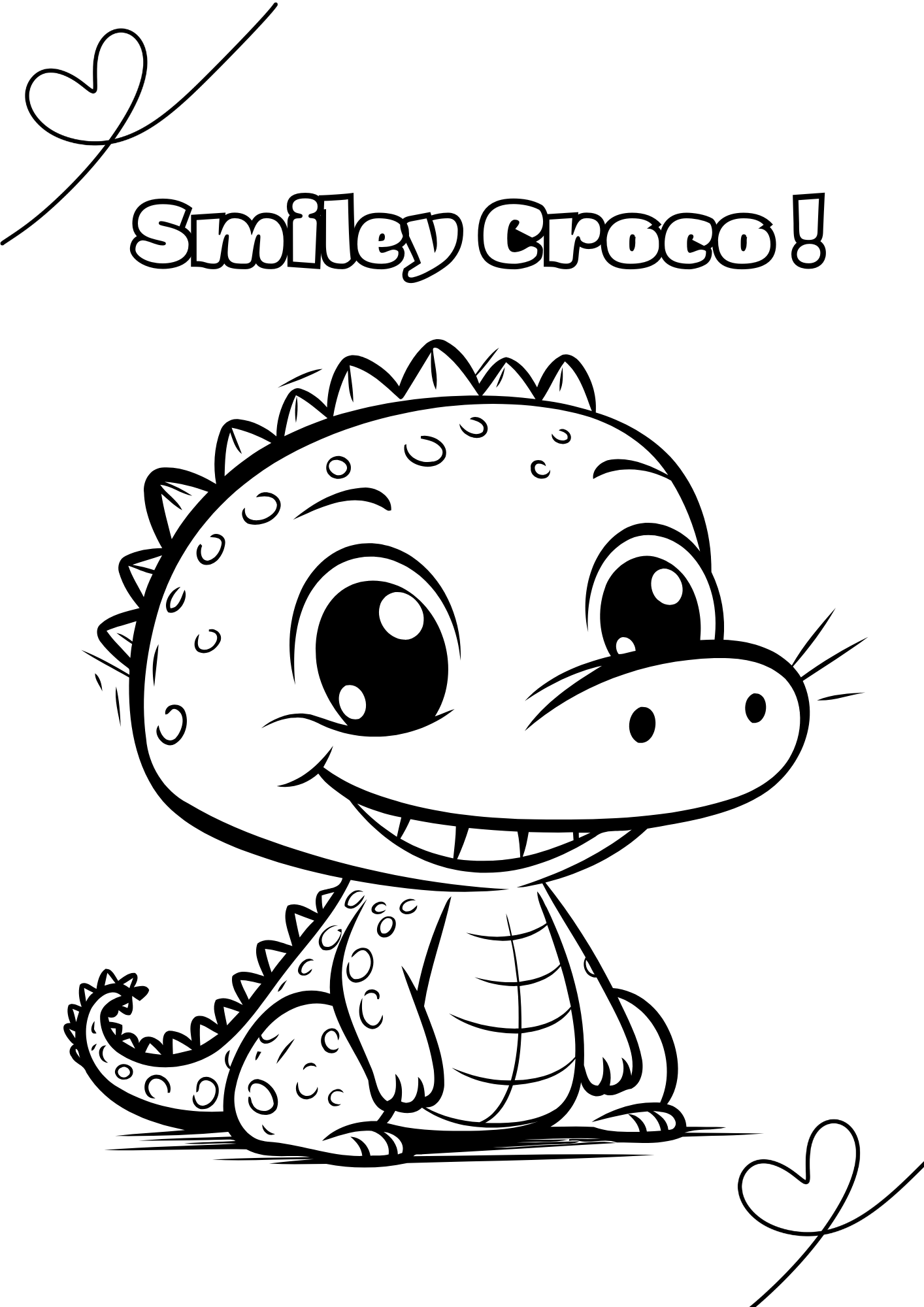 Crocodile coloring fun-ColoriKidz